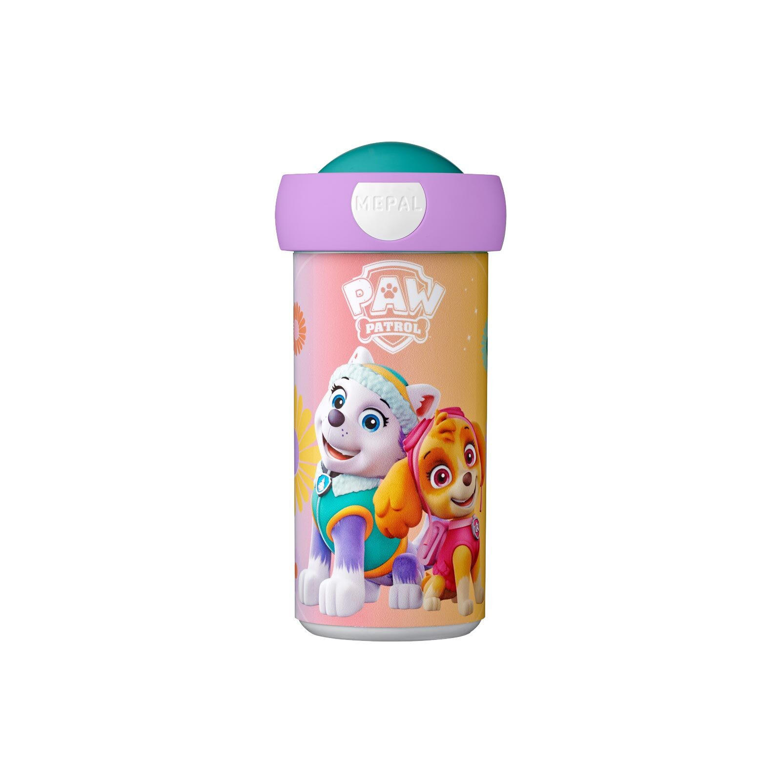 VERSCHLUSSBECHER Campus Paw Patrol Girls 300 ml - Türkis/Multicolor, Kunststoff (0.3L) - Mepal