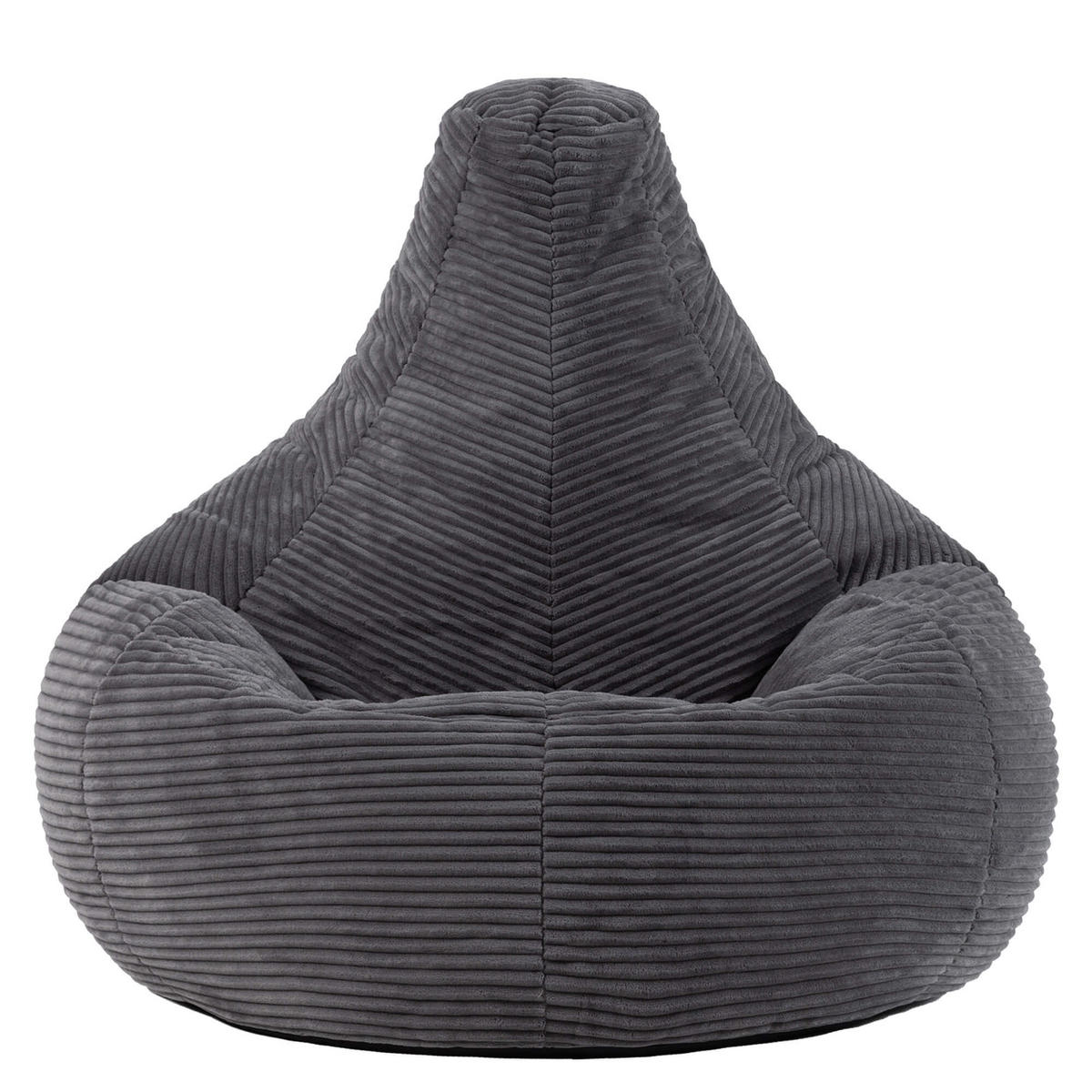 SITZSACK Dalton - Dunkelgrau, Kunststoff/Textil (90/73/84cm) - icon