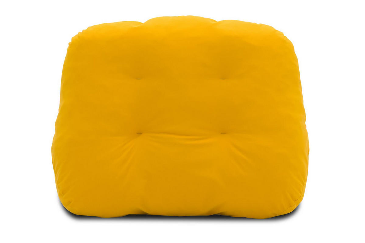 GARTENLOUNGE-SESSEL Branizlawa 103x71x102 mit Outdoorbezug in gelb - Gelb, Kunststoff (103/71/102cm) - 58aufmkessel