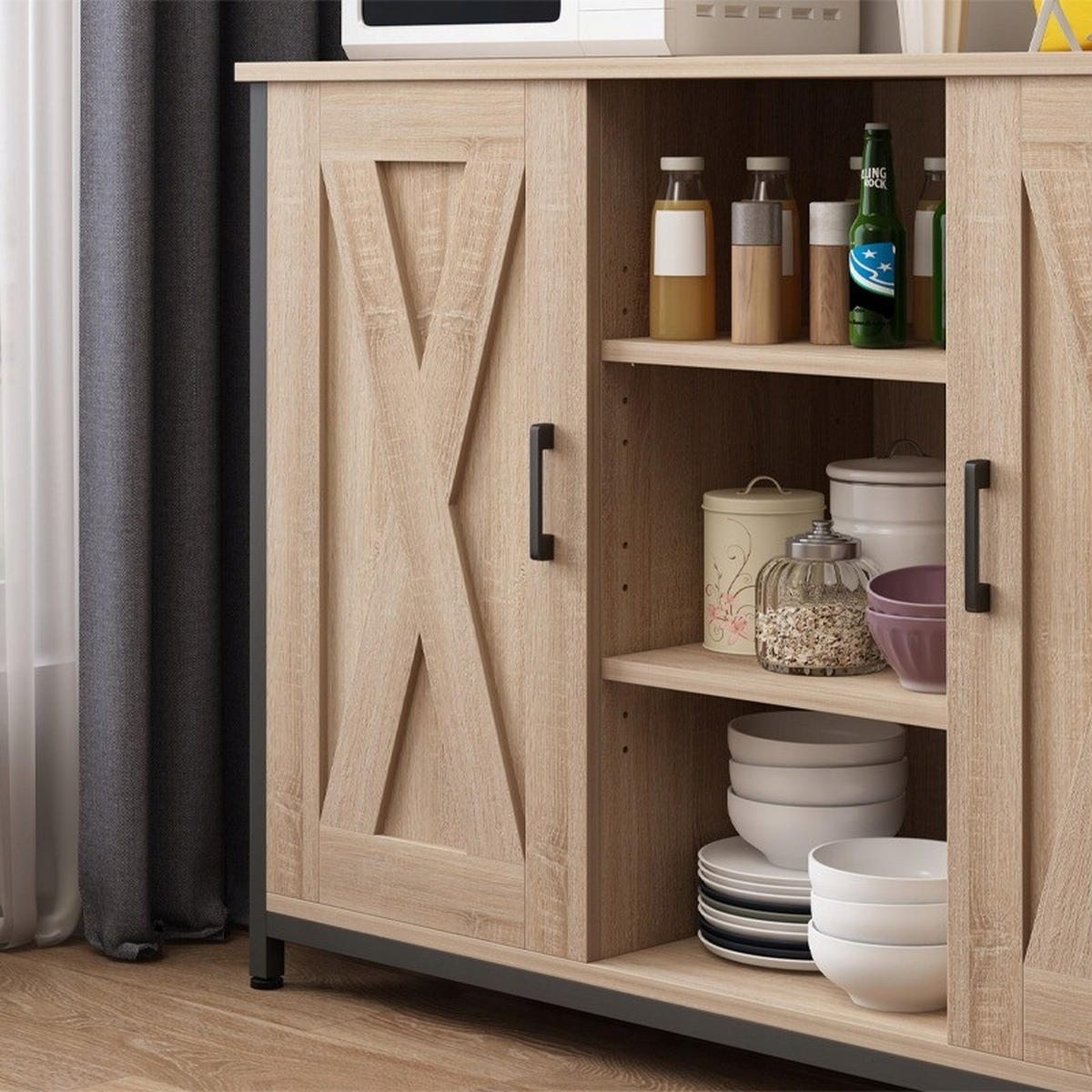 KOMMODE, braun 100/70/35 cm - Braun, Holzwerkstoff (100/70/35cm)