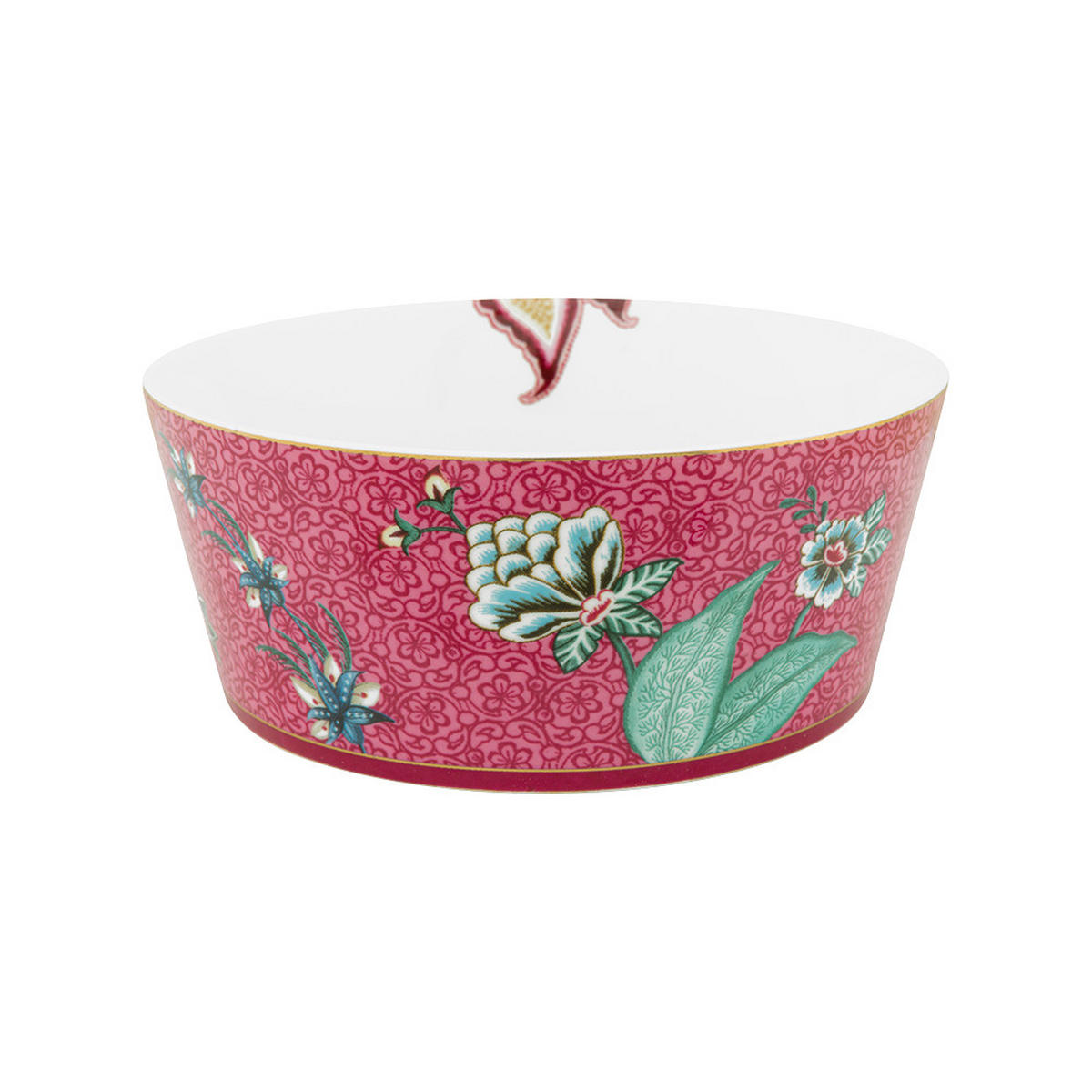 GESCHENKSET Bowls 15 cm & chopsticks oriental blumenfestival dar - Rosa, Keramik - Pip Studio