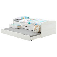 FUNKTIONSBETT JESSY 90X190 CM - Weiß, Holz (98/63/194cm) - IDIMEX