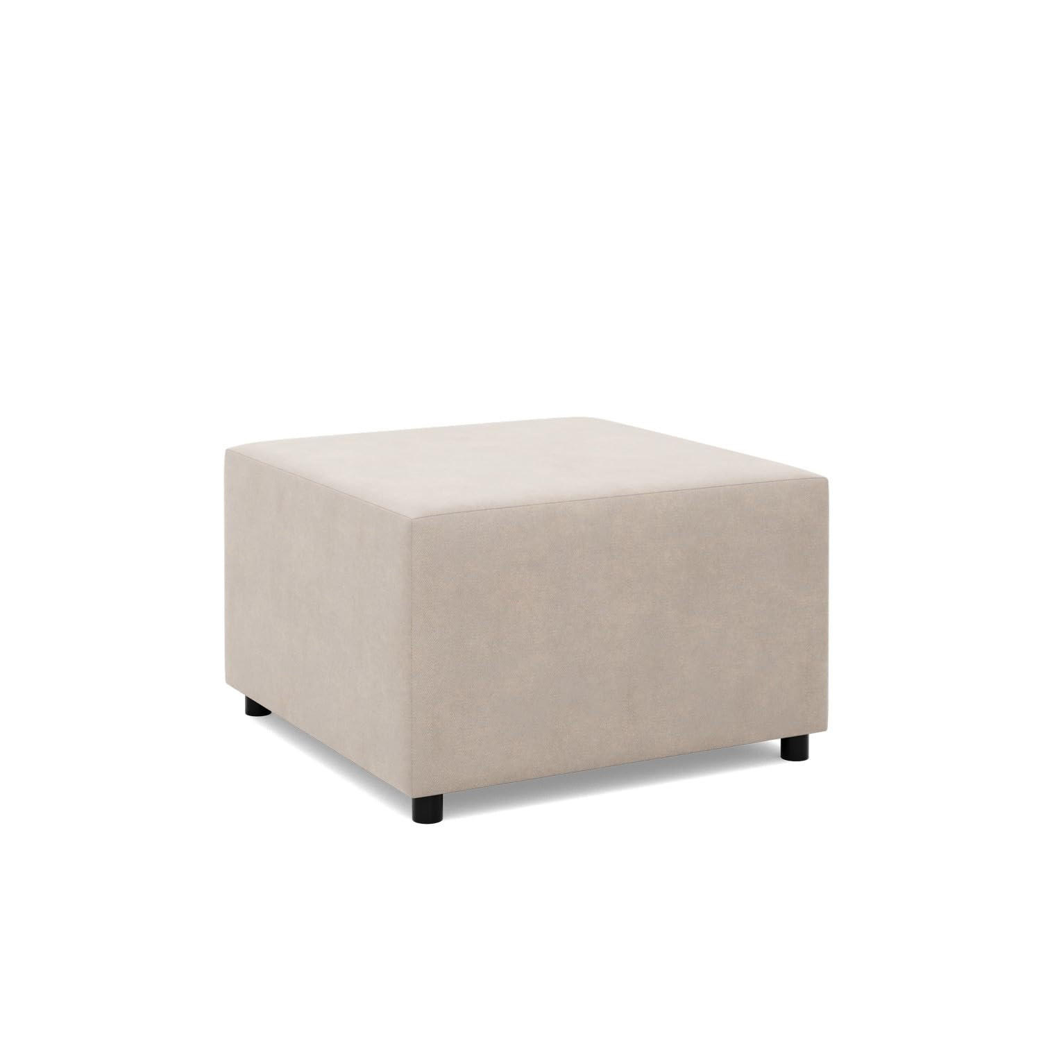 SITZPOUF 70 X 70 NEO, Beige - Beige, Textil (71/40/71cm)