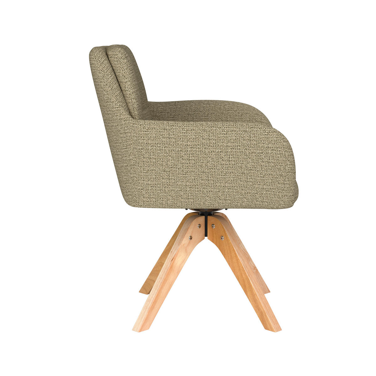 ESSZIMMERSTUHL Pete - Grün - 62/63/85 cm - Grün, Textil (63/85/62cm)