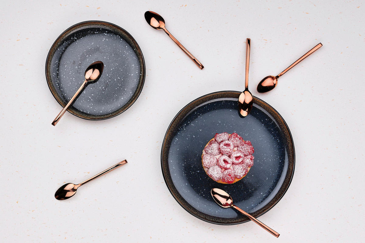 BESTECKSET 24-teilig Olaf - Kupfer - Kupferfarben, Metall - Björn