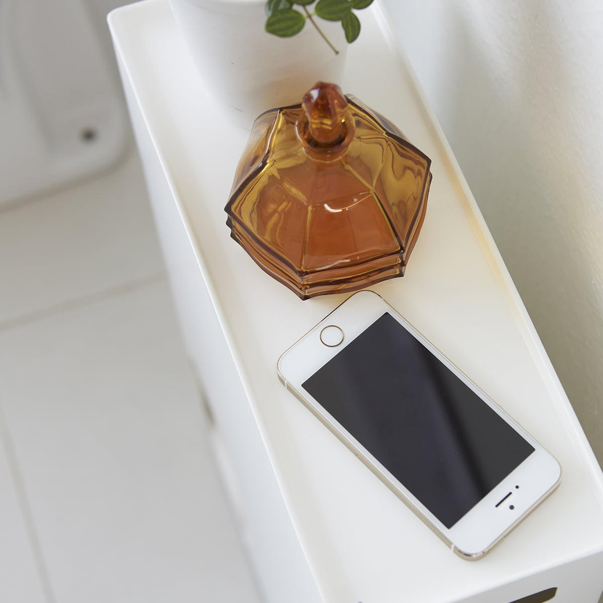 TOILETTENPAPIER-AUFBEWAHRUNG Tower weiß Metall 12/23/48 cm - Weiß, Metall (12/48/23cm) - Yamazaki