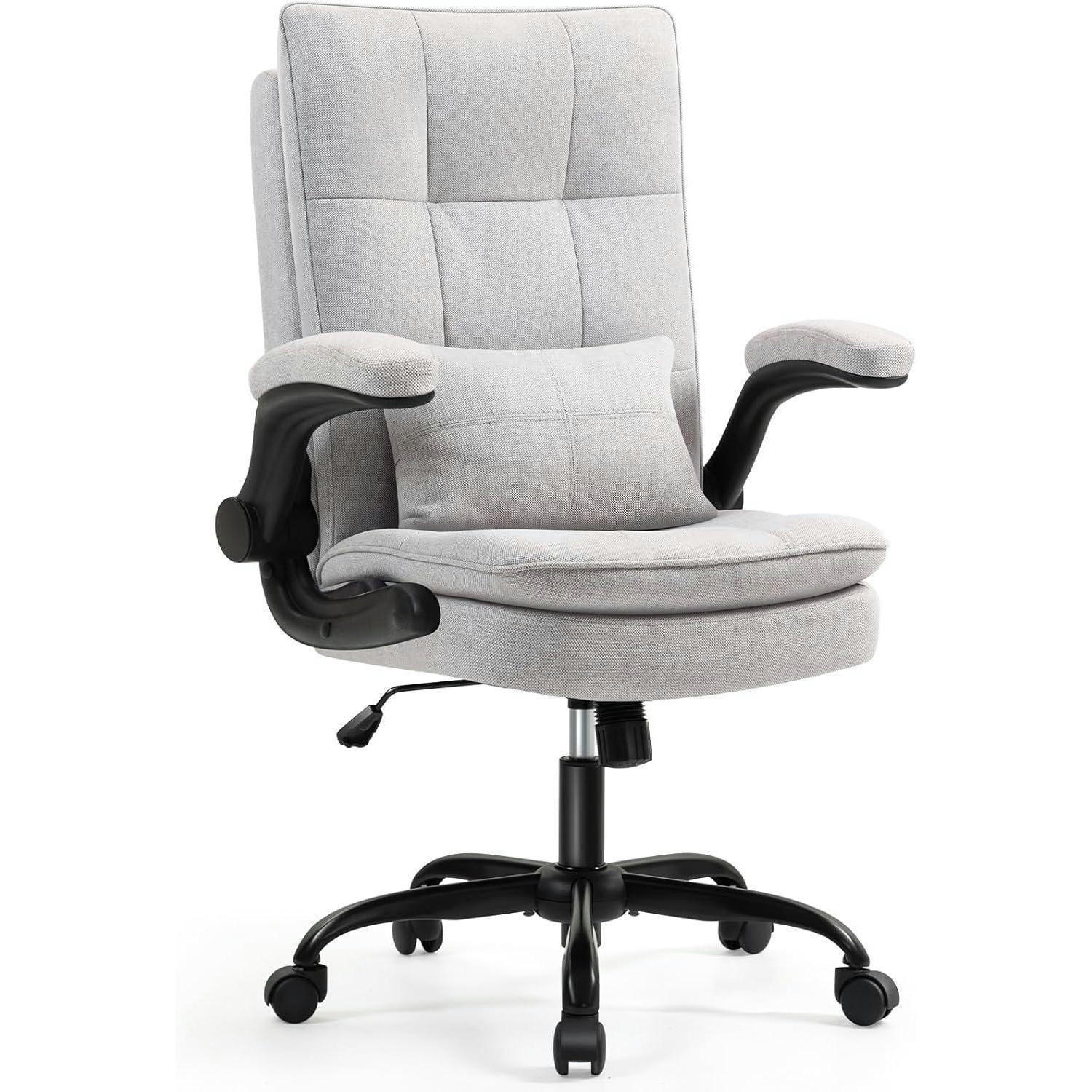 BÜROSTUHL Ergonomisch Stoff Grau - Grau, Textil (67.5/118/65cm)