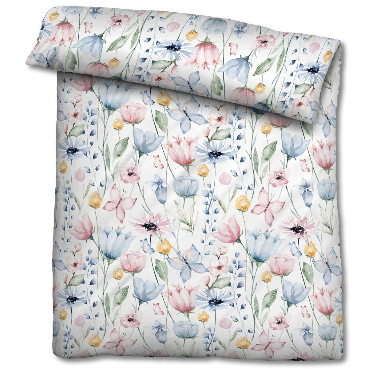 BETTWÄSCHE 135x200 cm - Weiß, Textil (135/200cm)