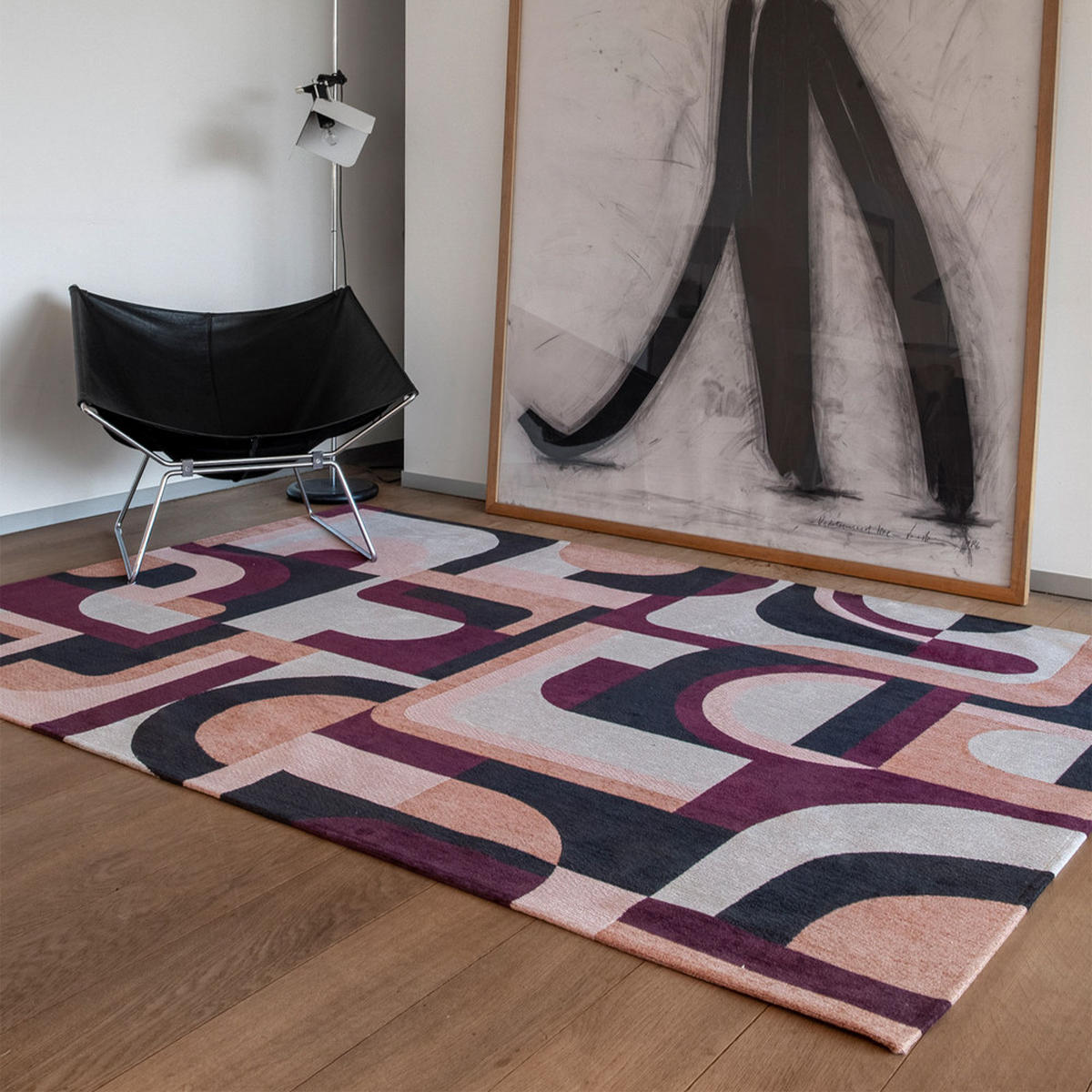 TEPPICH Pink Rohe Nuance 80/150 cm - Rosa, Textil (80/150cm) - Louis De Poortere