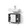WASCHBECKENUNTERSCHRANK Fucino Anthrazit 60 x 54 cm - Anthrazit, Holzwerkstoff (60/54/32cm) - Livinity®