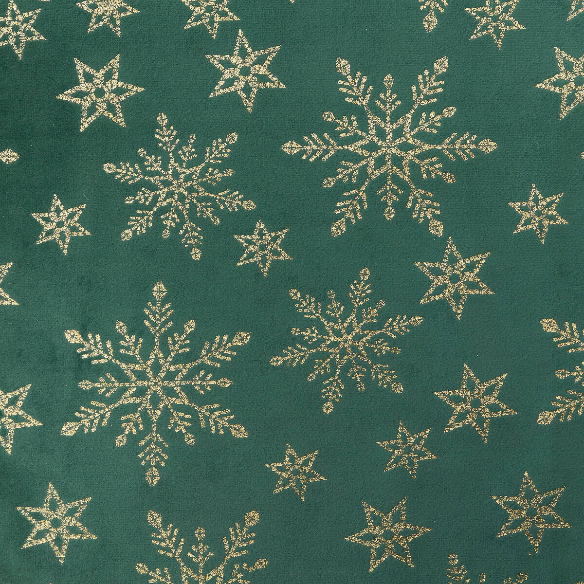 TISCHLÄUFER Schneeflocken 28/300 cm - Grün, Textil (300cm) - Atmosphera Createur d´interieur