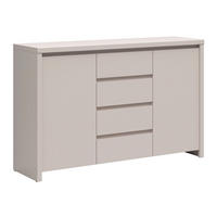 KOMODA Soren Kašmir - bež, drvni materijal (143.5/92/40.5cm) - Petits-meubles