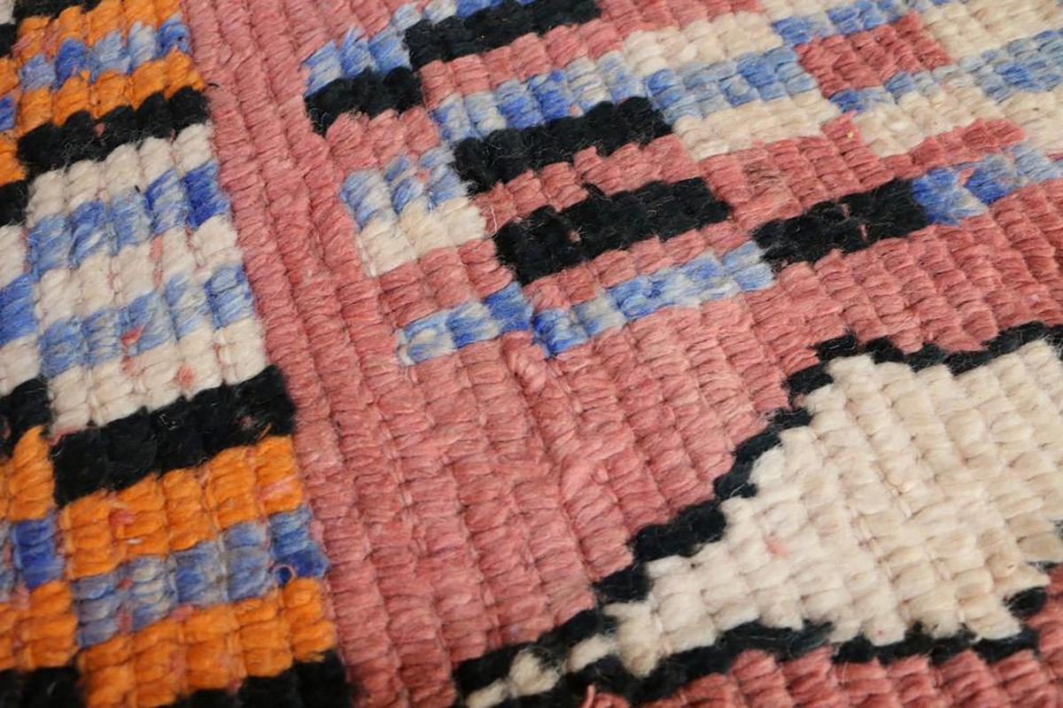 BERBERTEPPICH Teppichläufer marokkanisch aus reiner Wolle 200x 300 cm - Pink, Naturmaterialien (200/300cm) - AFK Living