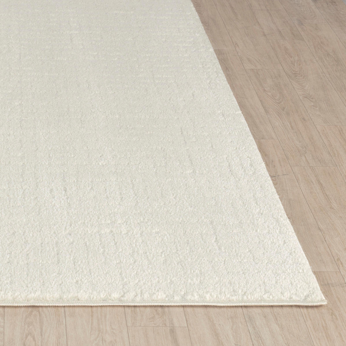 KURZFLORTEPPICH 160/213 cm Weiß - Weiß, Naturmaterialien/Textil (160/213cm) - LIVABLISS