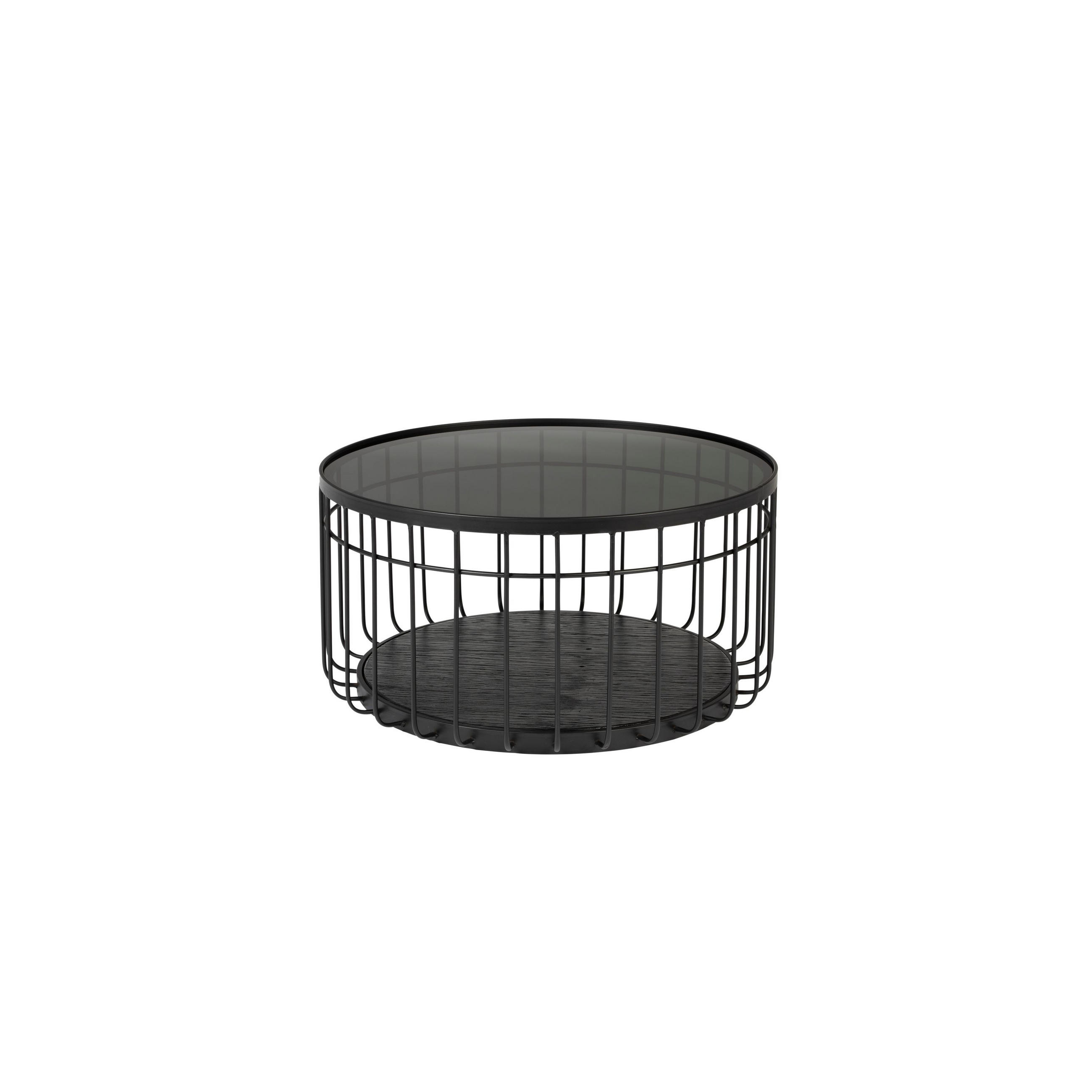 Housecraft Living Couchtisch Schwarz 60x31x60 cm