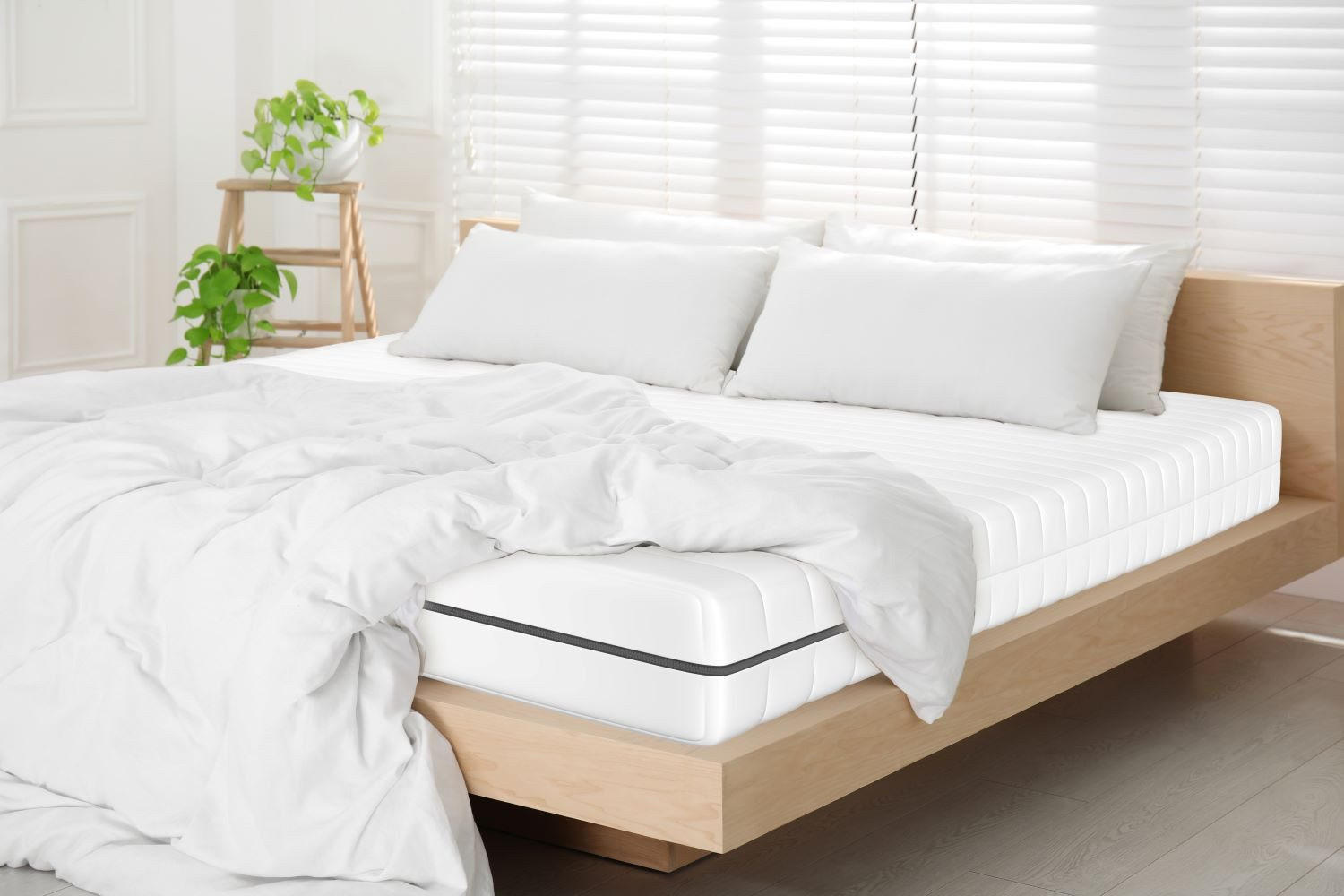 Thumbnail - Schlaftroll Kaltschaummatratze, Weiß, Textil, 2-Sitzer, H2 + H3, Rechteckig, 140x200 cm, Oeko-Tex® Standard 100, Schlafz...