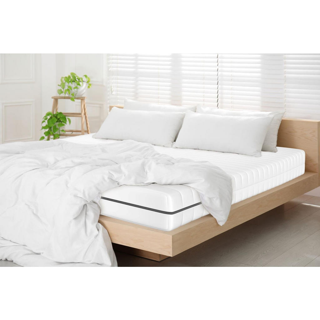 Thumbnail - Schlaftroll Kaltschaummatratze, Weiß, Textil, 2-Sitzer, H2 + H3, Rechteckig, 180x190 cm, Oeko-Tex® Standard 100, Schlafz...