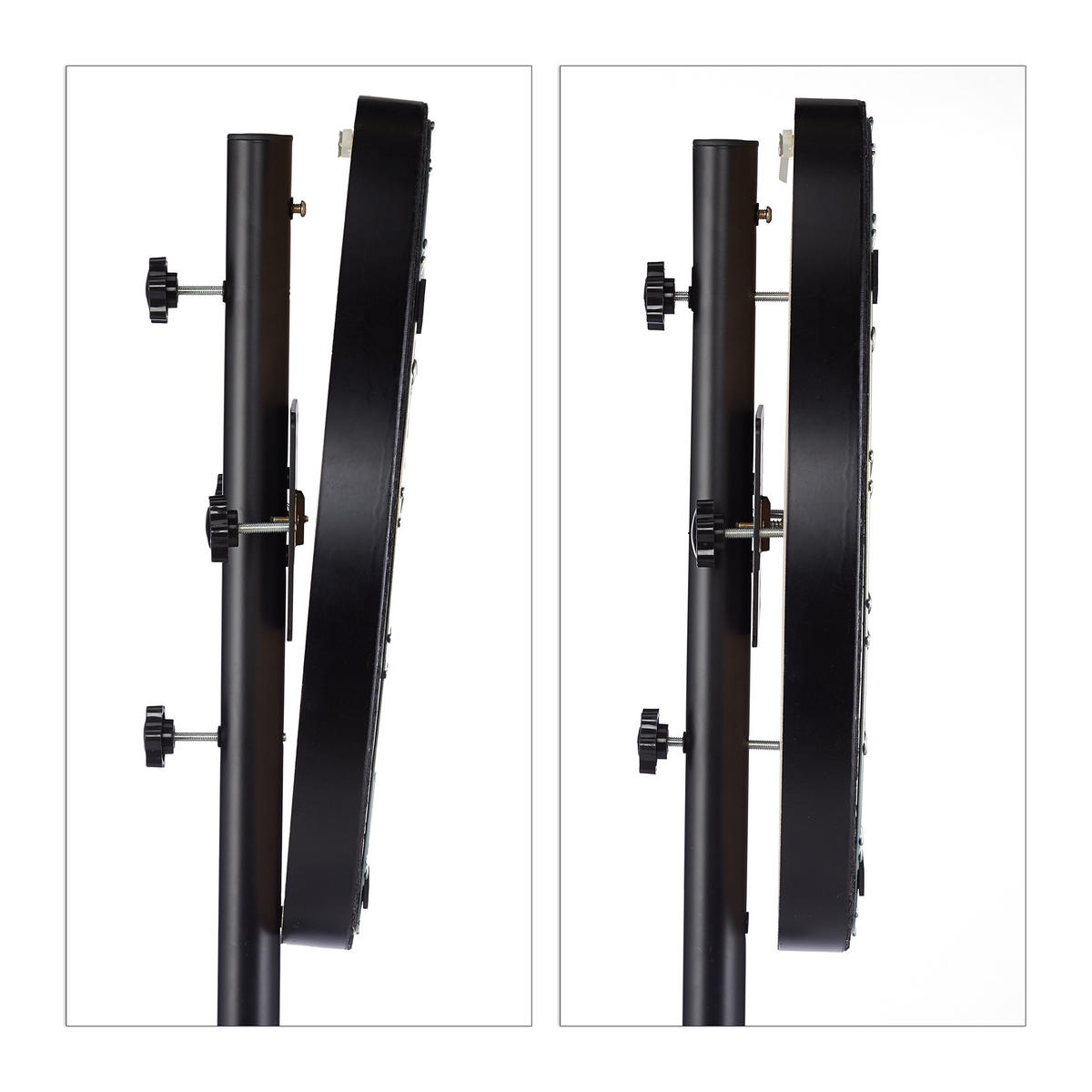 DARTSTÄNDER - Schwarz, Kunststoff/Metall (115/195/100cm) - Relaxdays