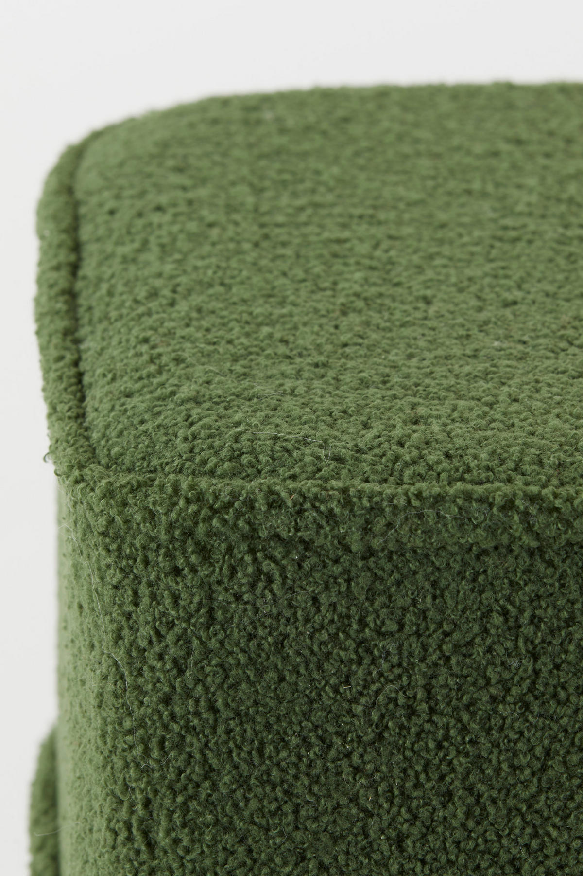 SITZPOUF Kiki Grün 40/40/35 cm - Grün, Textil (40/35/40cm) - Light & Living