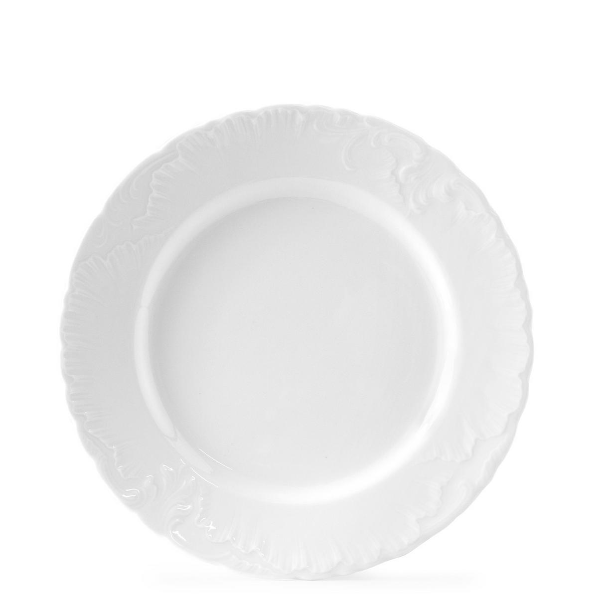 TELLER-SET DESSERTTELLER Cmielow Rococo 6-tlg - Weiß, Keramik (17cm) - KONSIMO®