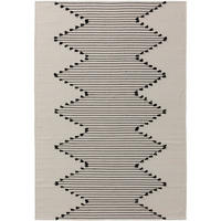 TEPPICH Baumwollteppich Bo Beige - Beige, Textil (120/1cm) - KUNSTLOFT