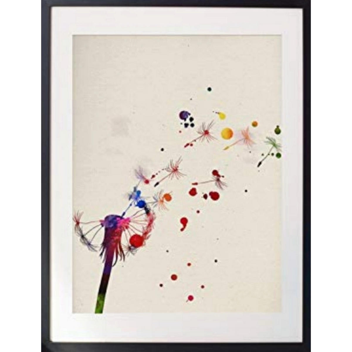 POSTER Löwenzahn A4 Rahmenlos - Klar, Papier (29.7/5/21cm) - Nacnic