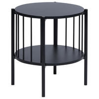 BEISTELLTISCH Schwarz Oreana - Schwarz, Holzwerkstoff (40/40/44cm) - Beliani
