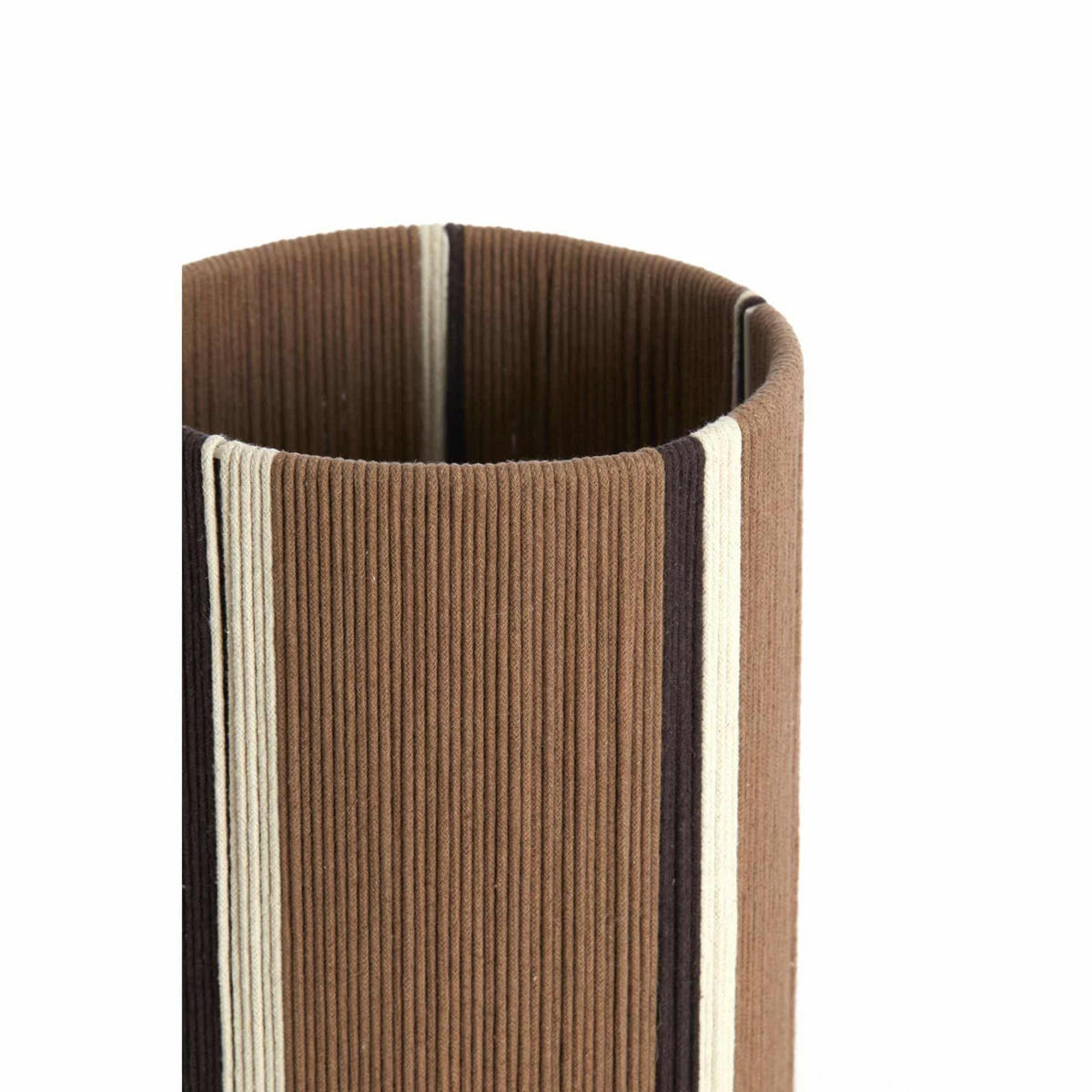 LAMPENSCHIRM Medan Braun 20/20/30 cm - Braun, Textil (20/20/30cm) - Light & Living