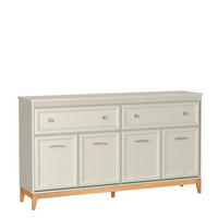 KOMMODE Windsor Kaschmir, Viertürige mit Schubladen - Kaschmir, Holzwerkstoff (179/100/41cm) - Bettso