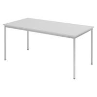KANTINENTISCH Serie-V 80/160/72 cm in Grau/Grau - Grau, Holzwerkstoff (80/160/72cm) - bümö