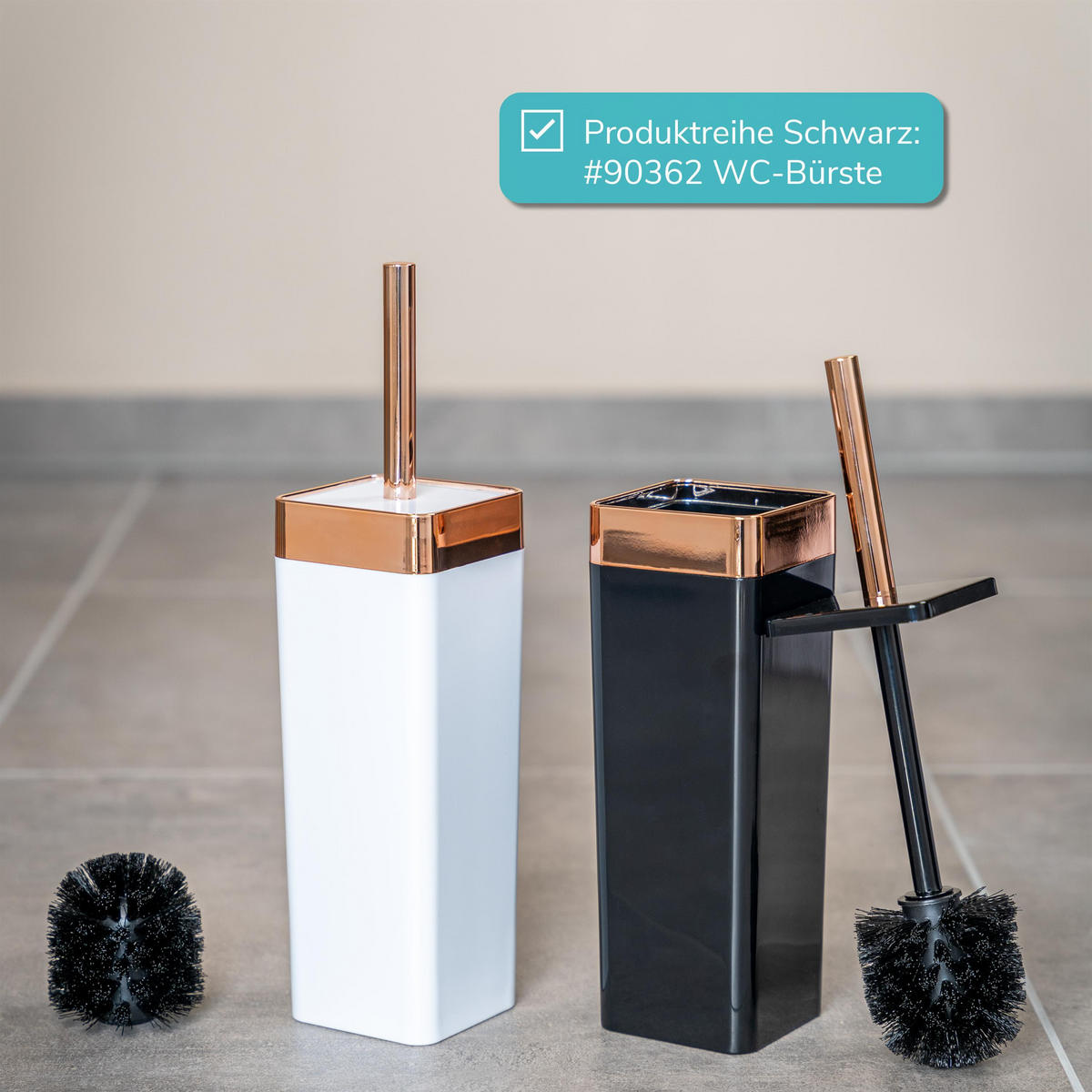 WC-GARNITUR SAVONA, weiß - Weiß, Kunststoff (9.5/37/9.5cm) - bremermann