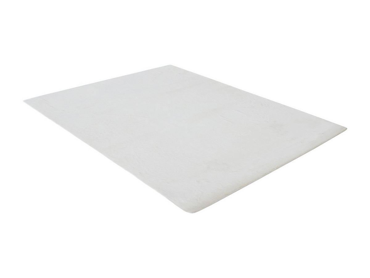 WOHNZIMMERTEPPICH - 230 cm x 160 cm - Stoff - Weiß BUNNY - Weiß, Textil (230/160cm) - Vente-Unique