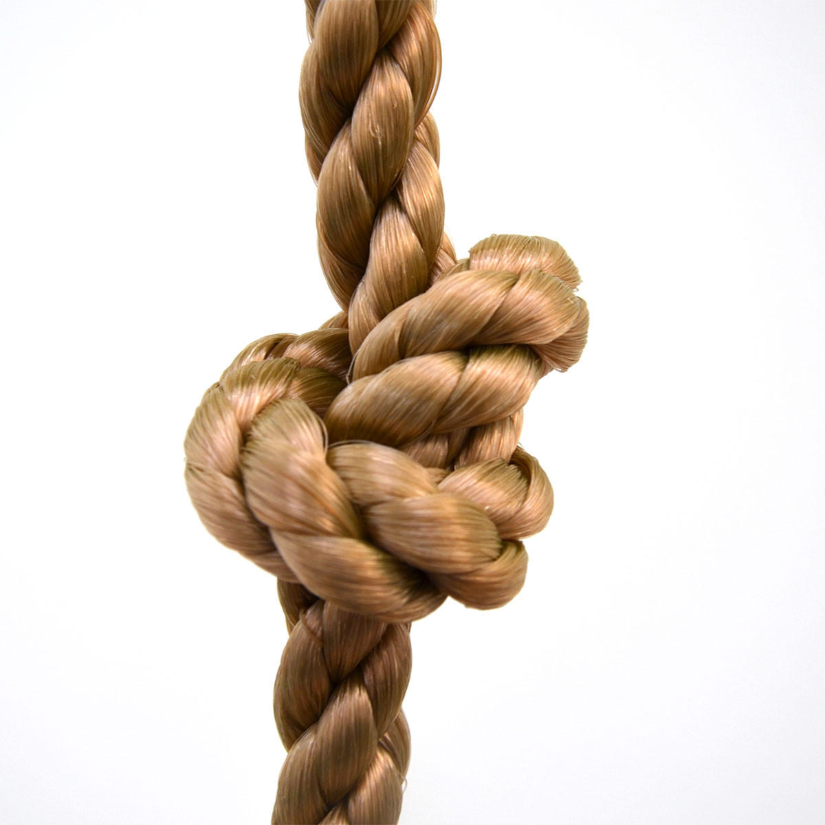 KLETTERSEIL mit Knoten 195/2,5 cm - Braun, Kunststoff (2.5/200cm) - Littletom