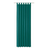 SCHLAUFENVORHANG IM UNI DESIGN DOVE Blickdicht - Blau, Textil (140/0.5/255cm) - Tom Tailor