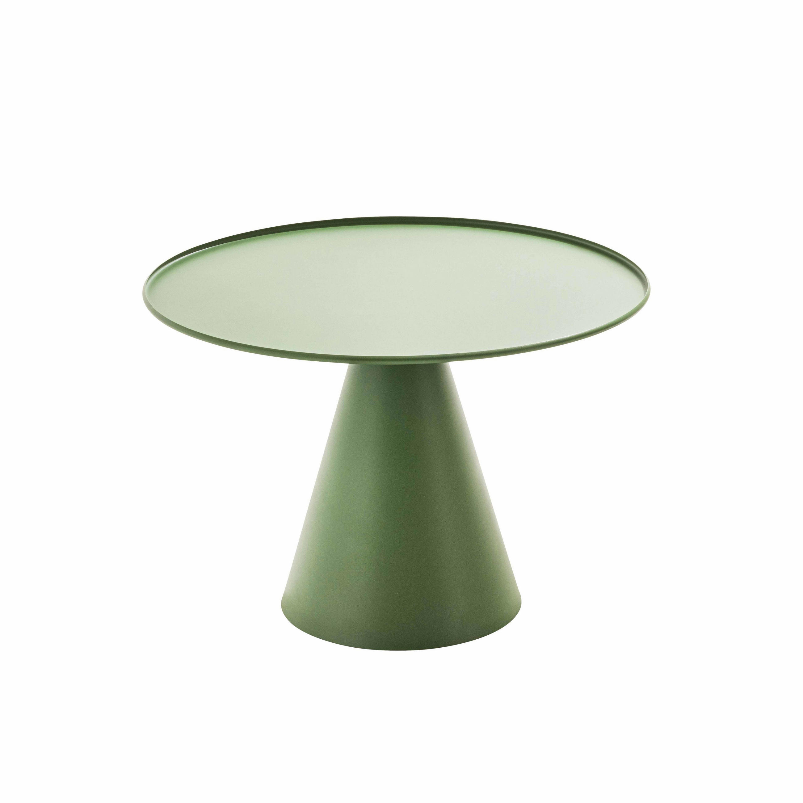 GARTENBEISTELLTISCH, Kaktusgrünen - Grün, Metall (30/30/42.5cm) - Oviala