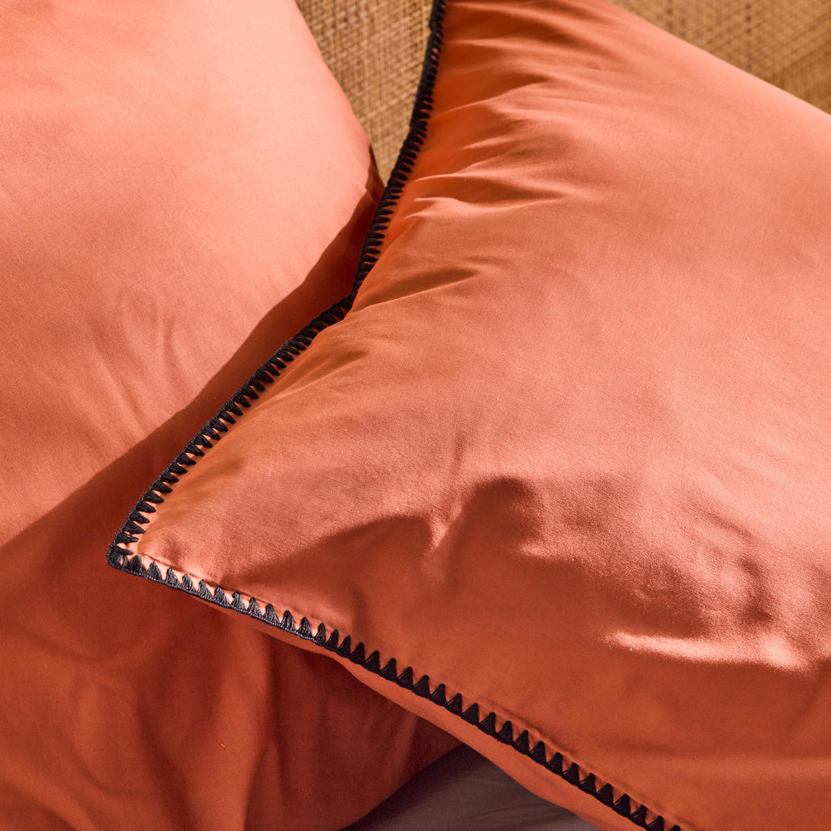BETTWÄSCHE Tanger - Dunkelorange, Textil (160/200cm) - home&you