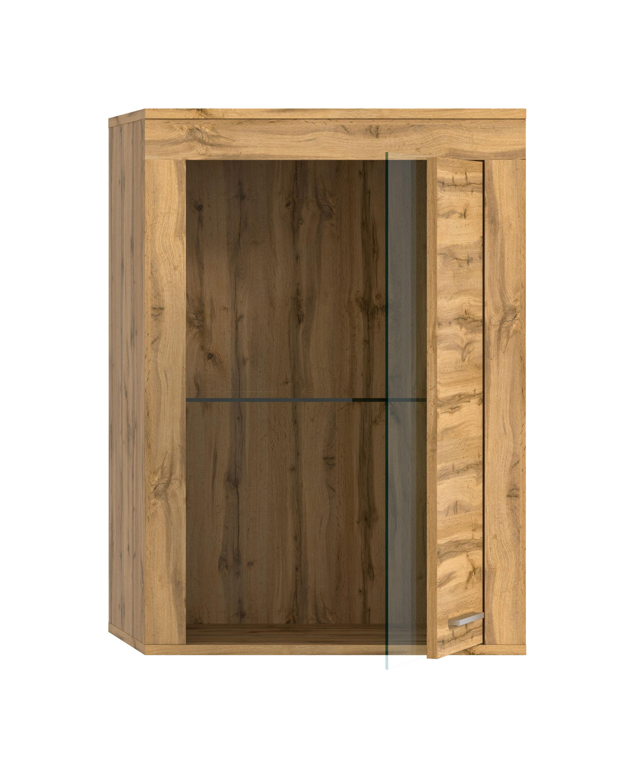 Homes & Jones Vitrine Eiche Wotan 60x86x35 cm