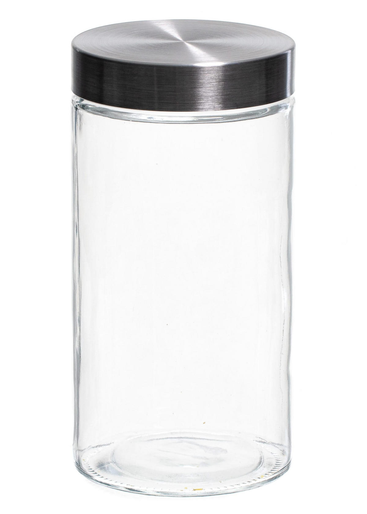 VORRATSTOPF Vorratsbehälter - Glas / Edelstahldeckel - ø 11.5 cm / 1.7 Liter - Transparent, Glas (2/22/12cm) - Sareva