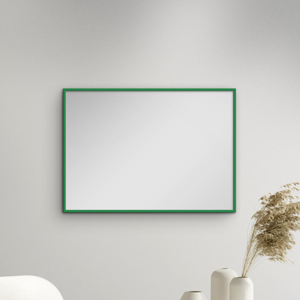SPIEGEL - Grünes Holz - Grün, Holz/Papier (21/29.7/2cm) - Poster&Frame