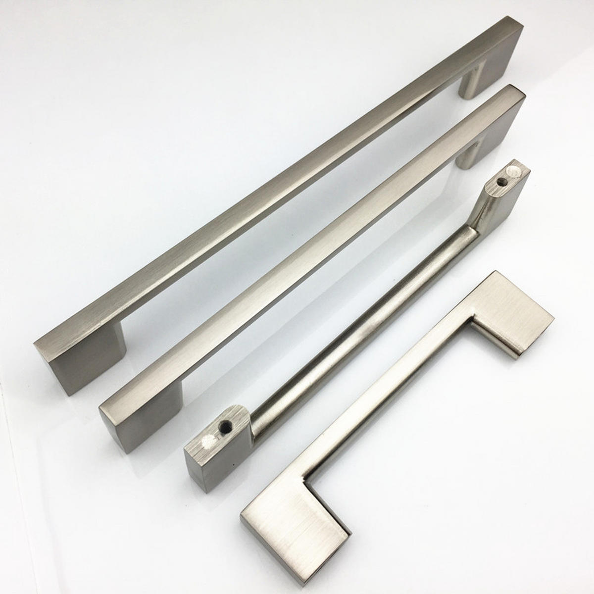 MÖBELGRIFF Silber 10er-Set 128 mm Edelstahl - Silberfarben, Metall (8.5/2.7/15.5cm)
