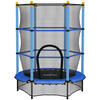 KINDERTRAMPOLIN - Blau, Kunststoff/Metall (140/140cm) - HOMCOM