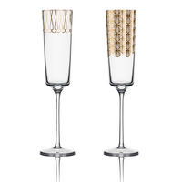 SEKTGLAS - 2er Set First Gold, Glas, Gold, 150 ml - Goldfarben, Glas (0.15L) - Goebel