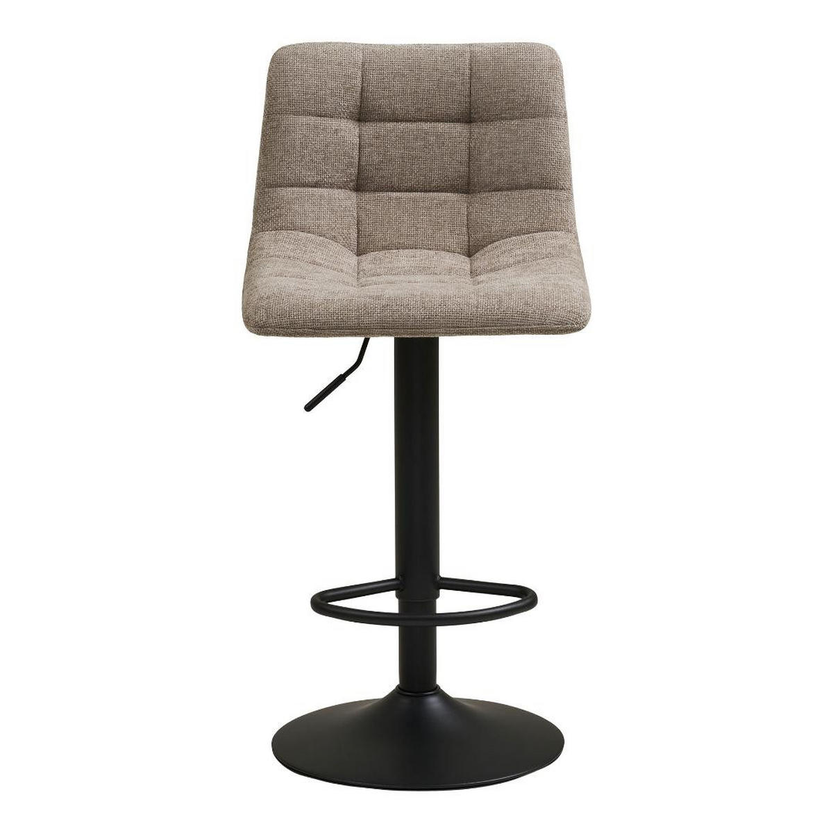 BARHOCKER, Anea, Grau, Metall / Polyester, 45 x 43 x 88 cm - Grau, Textil/Metall (45/88/43cm) - ebuy24
