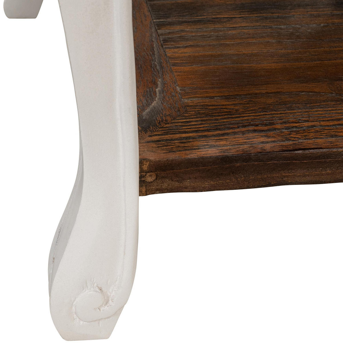 COUCHTISCH Svea Ablage 60x60x50cm Holz Dunkelbraun Beistelltisch - Dunkelbraun, Holz (60/60/50cm) - DELUKE