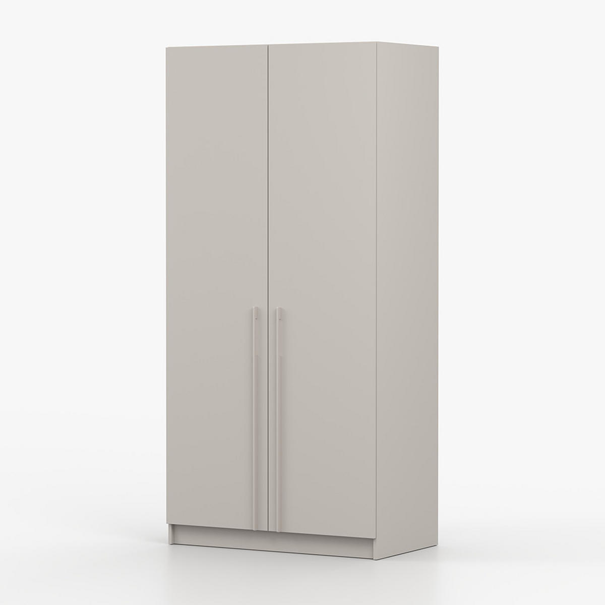 SCHRANK mit Schwenktüren ROSA 2D 100/210/55, 2-türig, Kaschmir - Kaschmir, Holzwerkstoff (100/210/55cm) - imoebel24