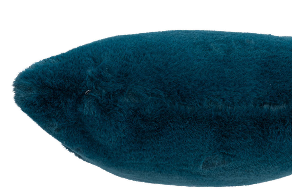 KISSEN CUTIE - Pelz - Blau - Blau, Fell (45/45cm) - J-Line