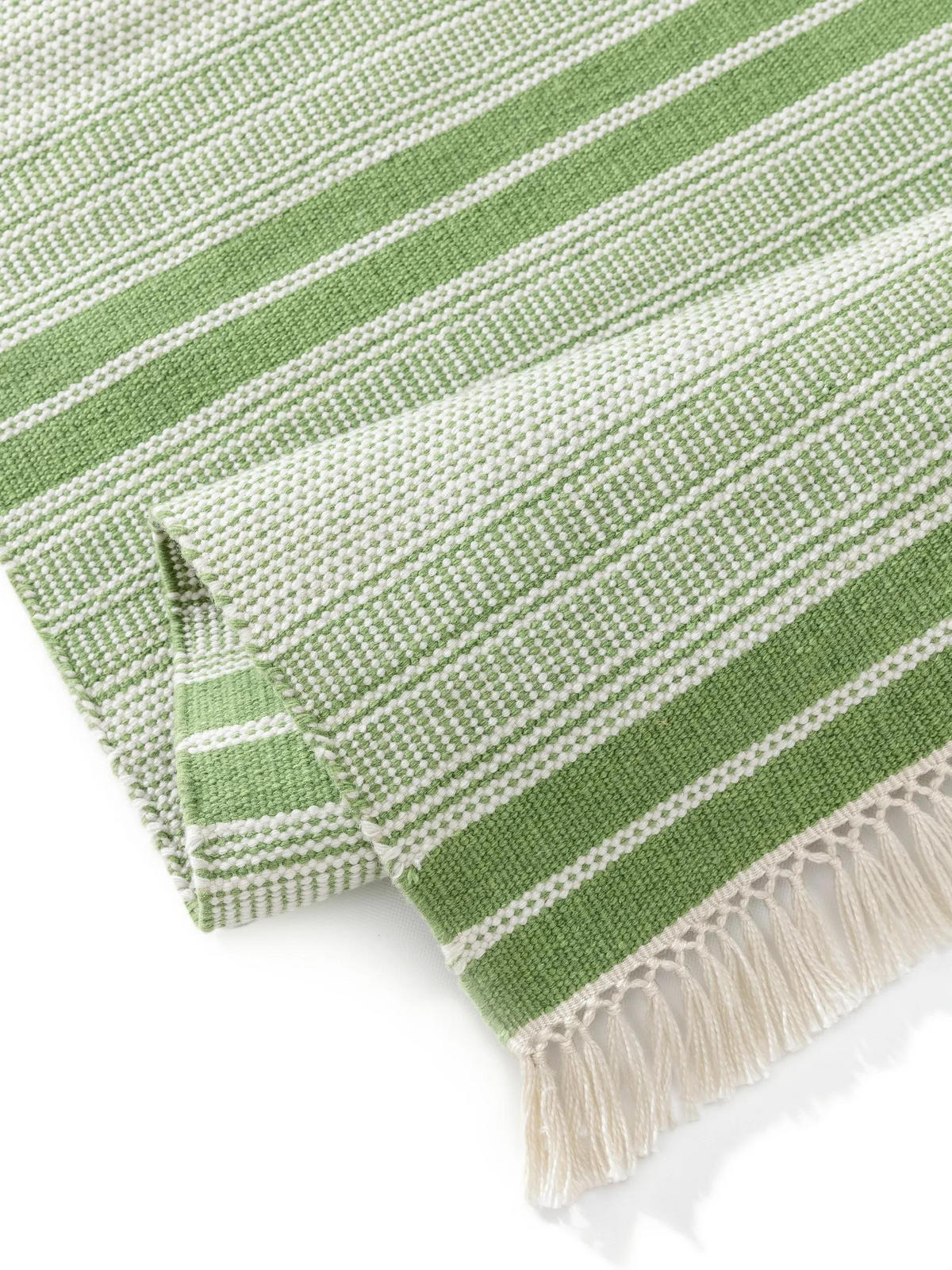 OUTDOOR-TEPPICH Siena handgewebt 120/170 cm - Grün, Kunststoff (120/170cm) - benuta Nest