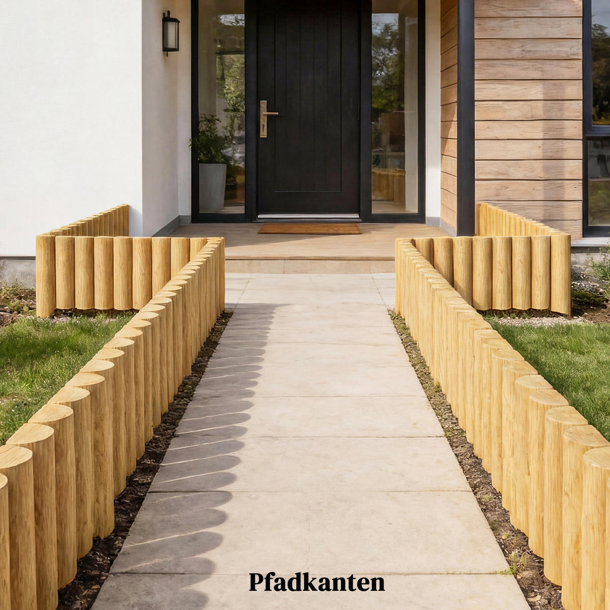 GARTENZAUN Naturfarben 176.0/2.7/30.0 cm - Naturfarben, Holz (2.7/30cm)