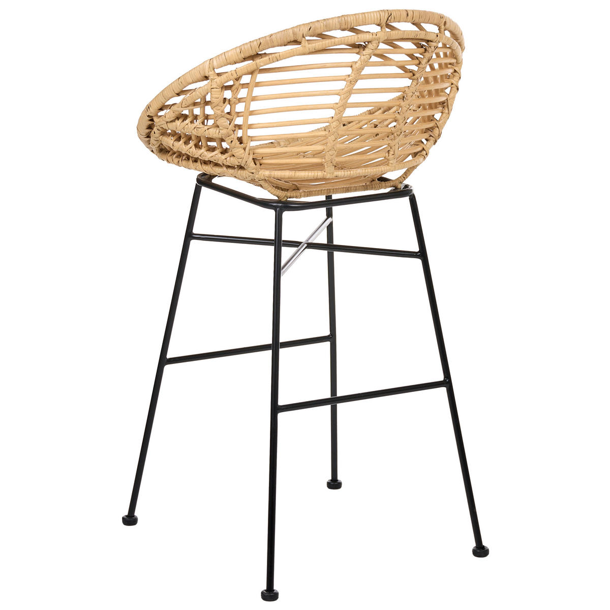 BAROVÁ ŽIDLE sada 2 ks Ratan Přírodní Windom - přírodní, přírodní materiály (56/95/51cm) - Beliani