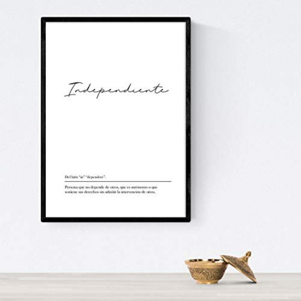 POSTER Set mit 4 Wortdefinitionen für Paare Mädchen Jahrgang A4 Rahmenlos - Klar, Papier (29.7/3cm) - Nacnic